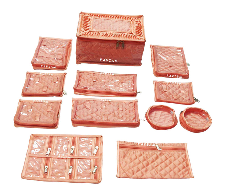 11 Flaps multi purpose makeup kits | Jewelry box | necklace organizer kit