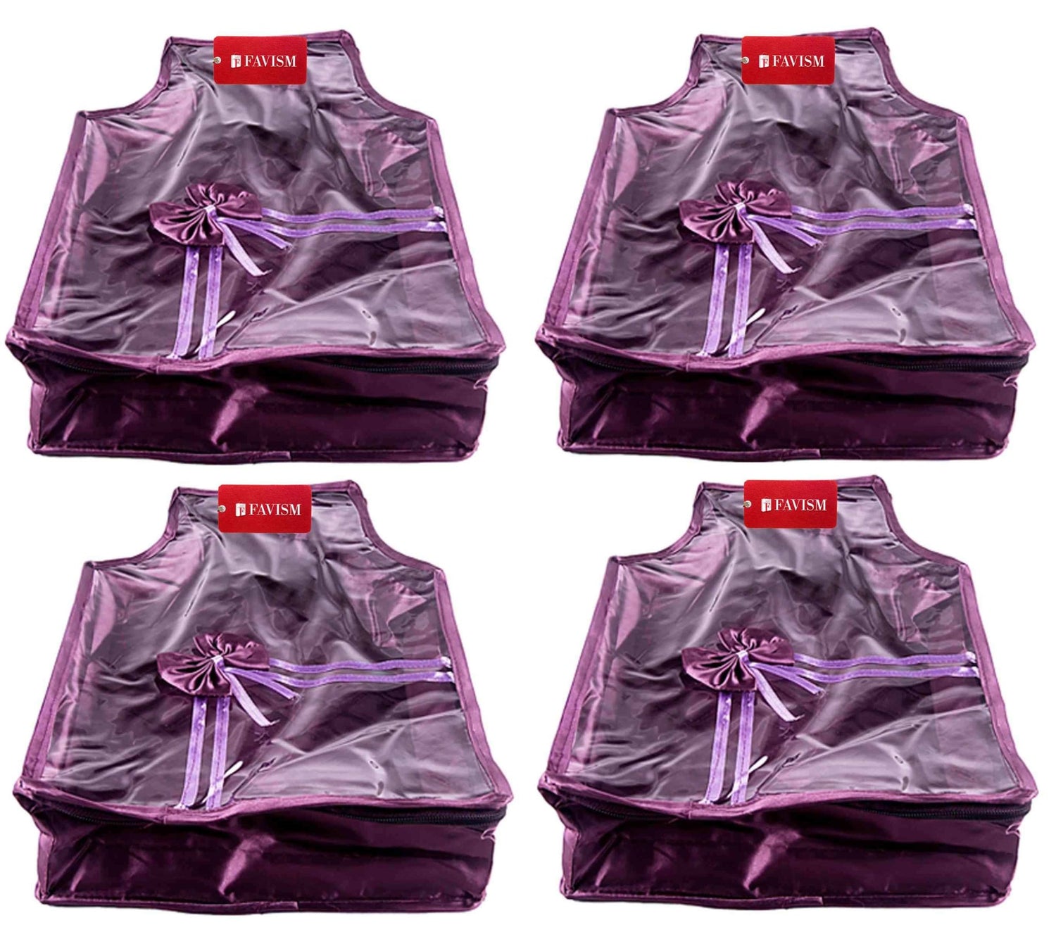 transparent blouse bag