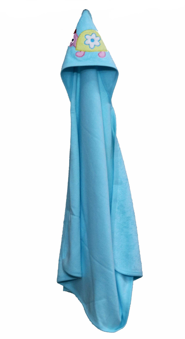 Newborn baby pure soft cotton bath towel with hood ( 0-36 months )