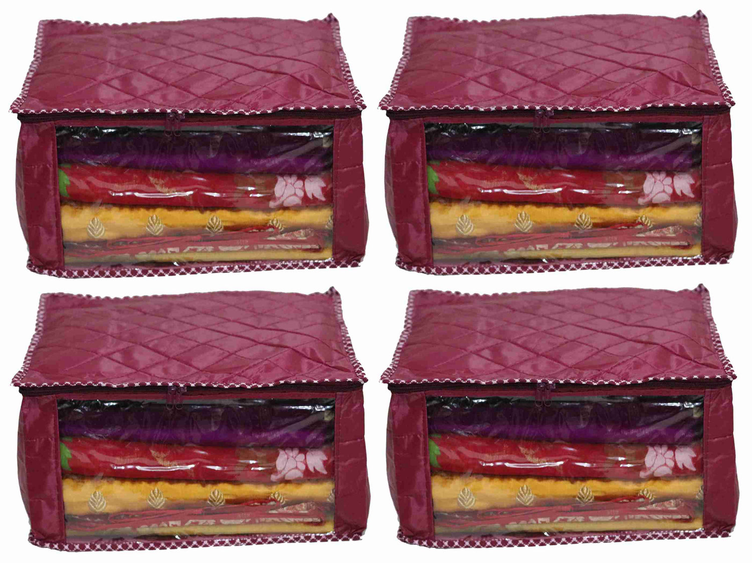 Parachute big saree cover | closet storage combo pack of 4 pcs. - FAVISM