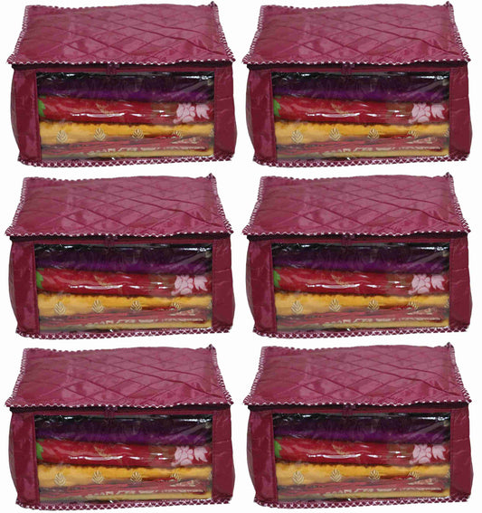 Parachute big saree cover | closet storage combo pack of 6 pcs. - FAVISM
