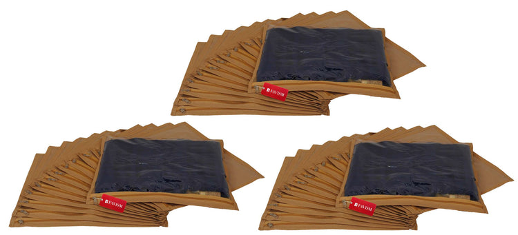 Non-woven single saree cover | garment cover combo pack of 36 pcs. - FAVISM
