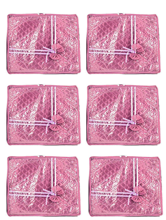 2" small saree cover | wardrobe organizer combo pack of 6 pcs. - FAVISM