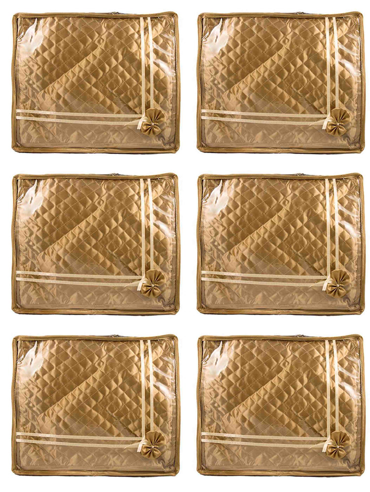 2" small saree cover | wardrobe organizer combo pack of 6 pcs. - FAVISM