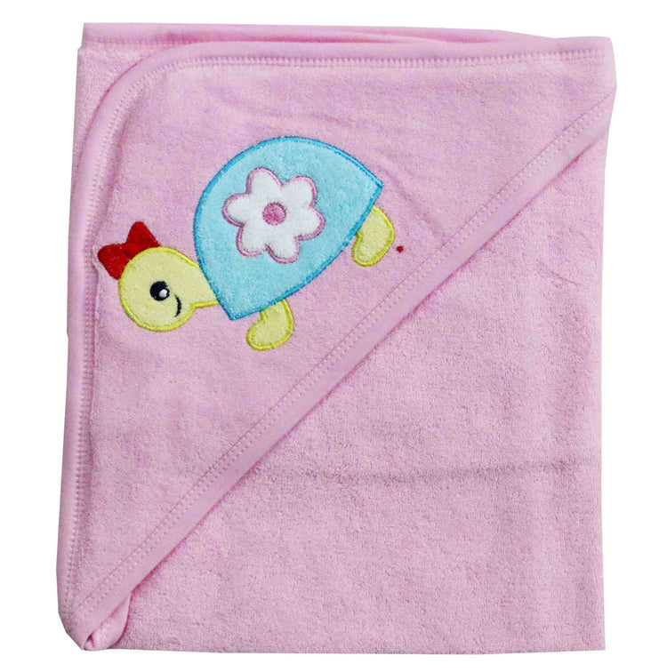 Newborn baby pure soft cotton bath towel with hood ( 0-36 months ) - FAVISM