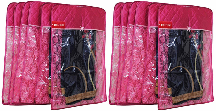 saree hanging bag with zip