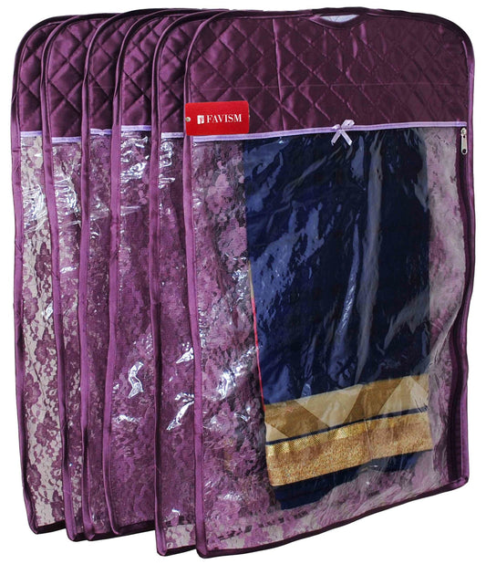 Hanging saree bag with zip
