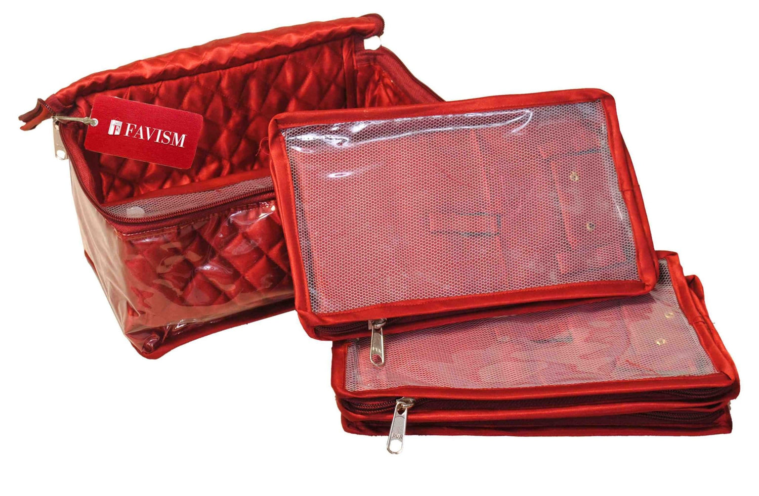 Multi purpose neckless kits | makeup kits | jewelry accessories organizers - FAVISM