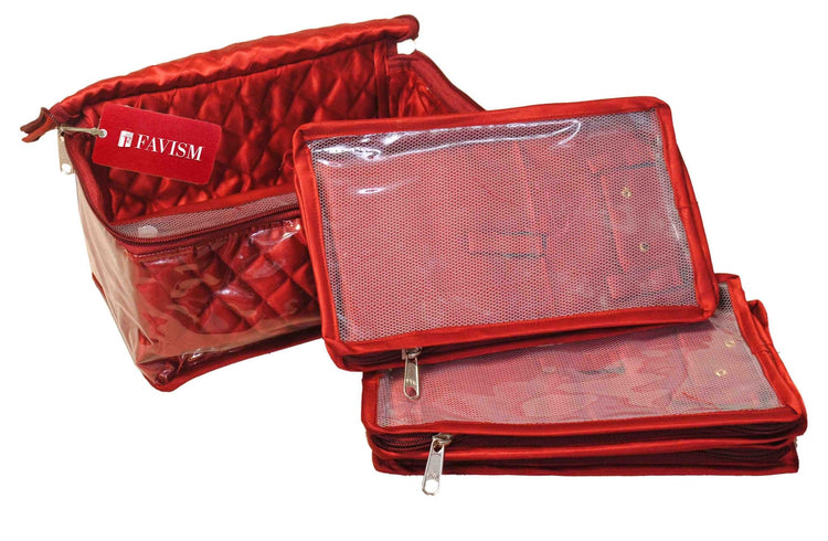 Multi purpose neckless kits | makeup kits | jewelry accessories organizers - FAVISM