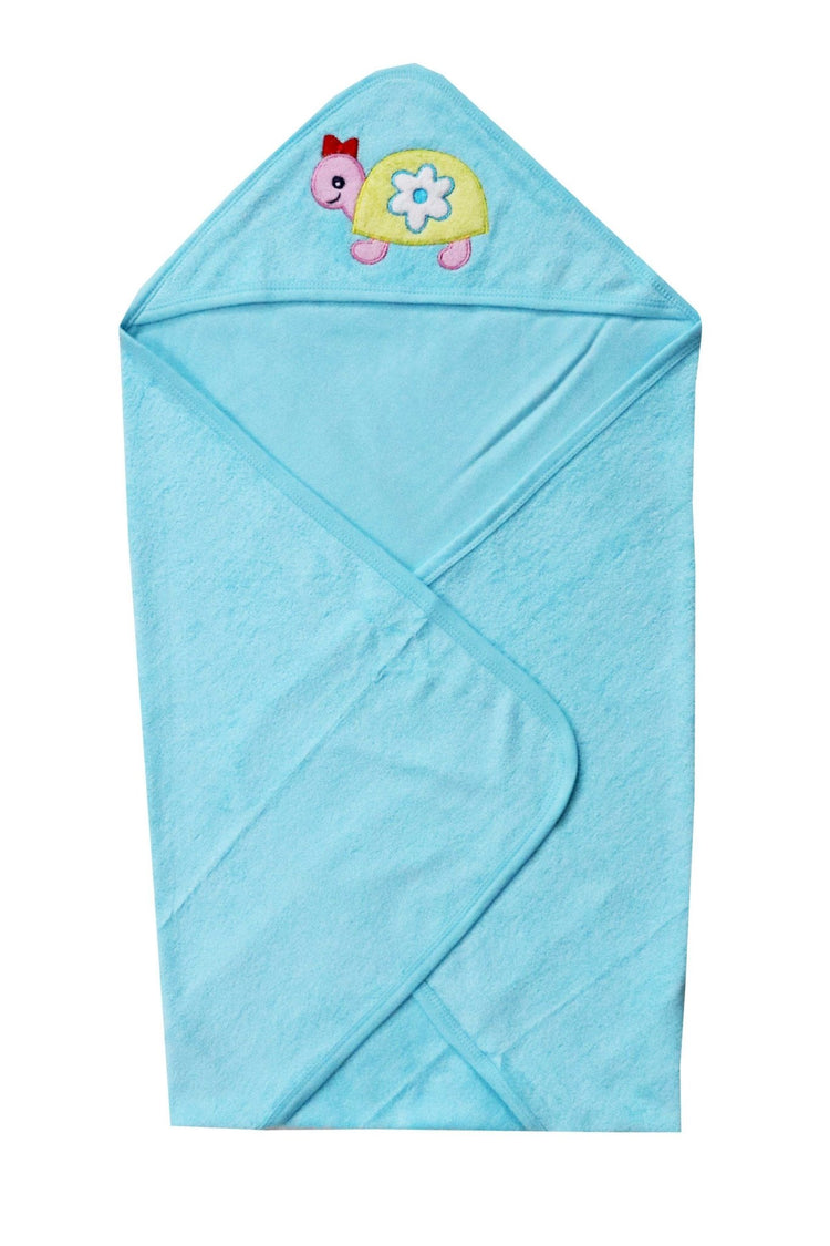 Newborn pure soft cotton bath towel with hood pack of 2 pcs ( 0-36 months ) - FAVISM