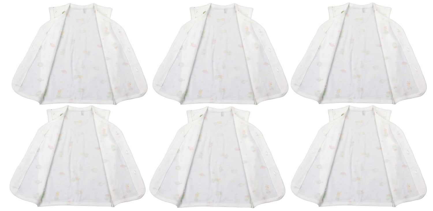 Newborn soft cotton t-shirt for baby boy & baby girl pack of 6 pcs. - FAVISM