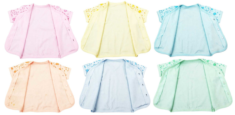 Newborn soft cotton t-shirt for baby boy & baby girl pack of 3 pcs. ( Half Sleeve ) - FAVISM