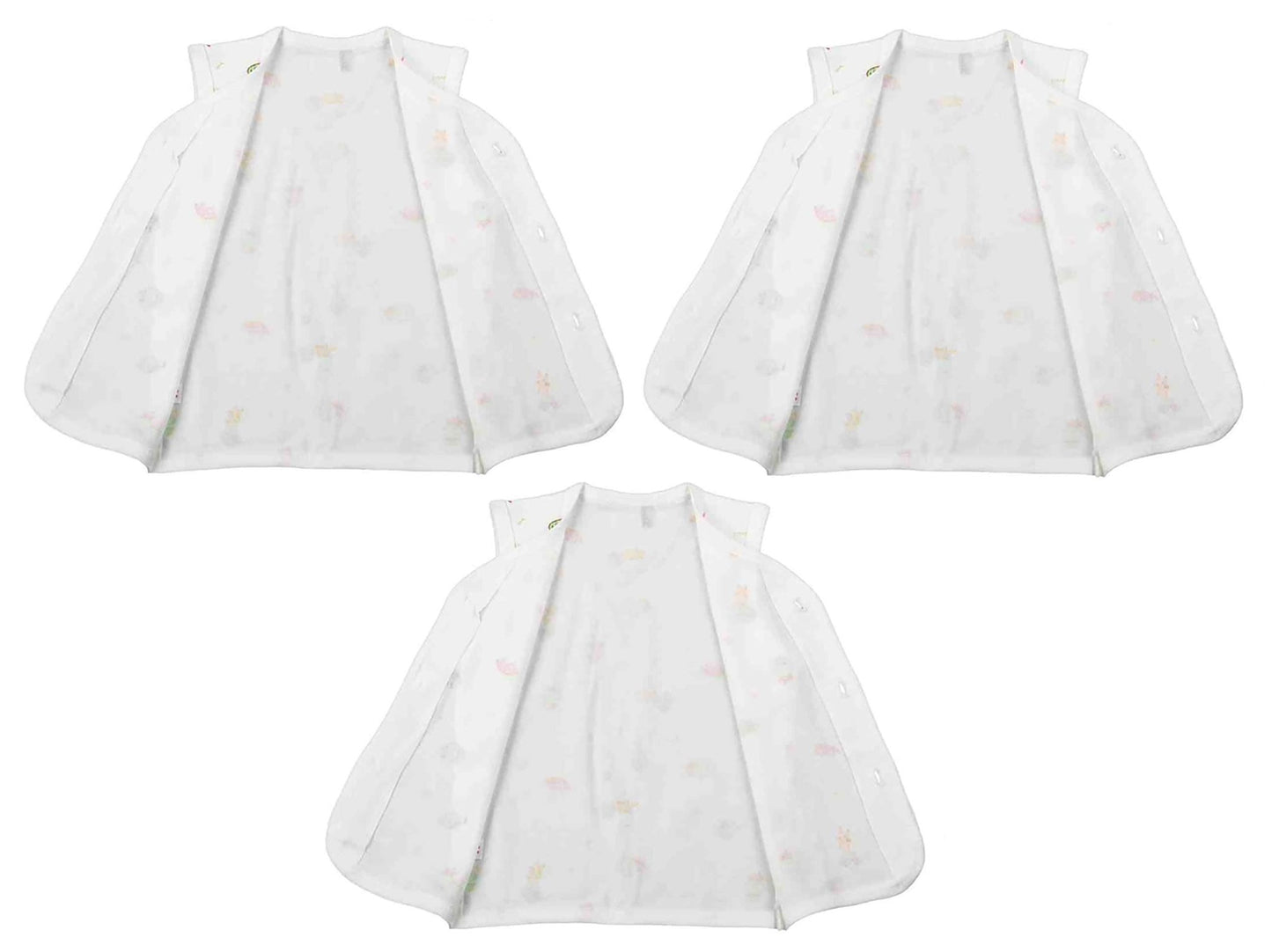 Newborn soft cotton t-shirt for baby boy & baby girl pack of 3 pcs. ( Sleeveless ) - FAVISM