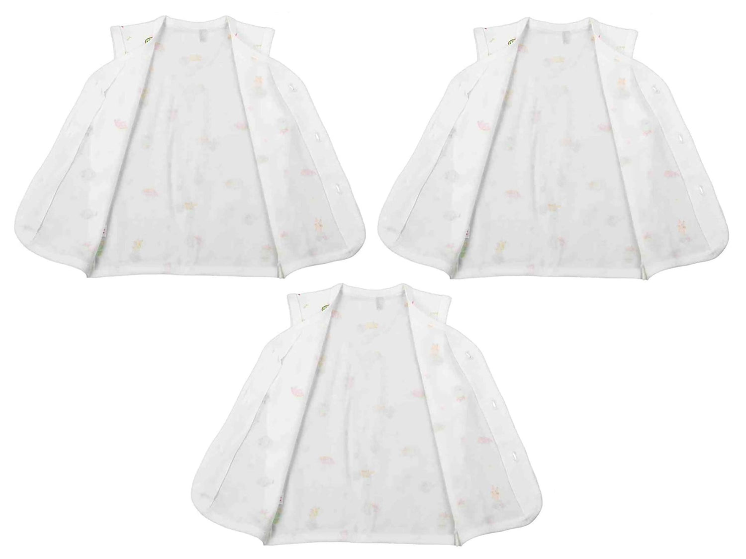 Newborn soft cotton t-shirt for baby boy & baby girl pack of 3 pcs. ( Sleeveless ) - FAVISM
