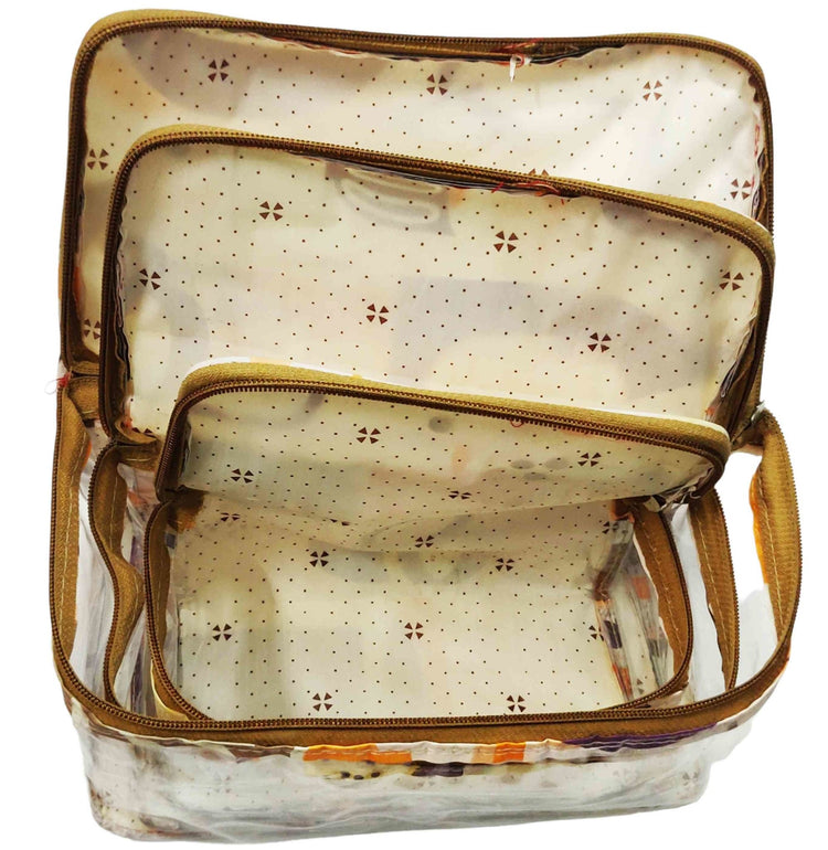 Premium multi purpose cosmetic pouch | makeup jewelry pouch - FAVISM