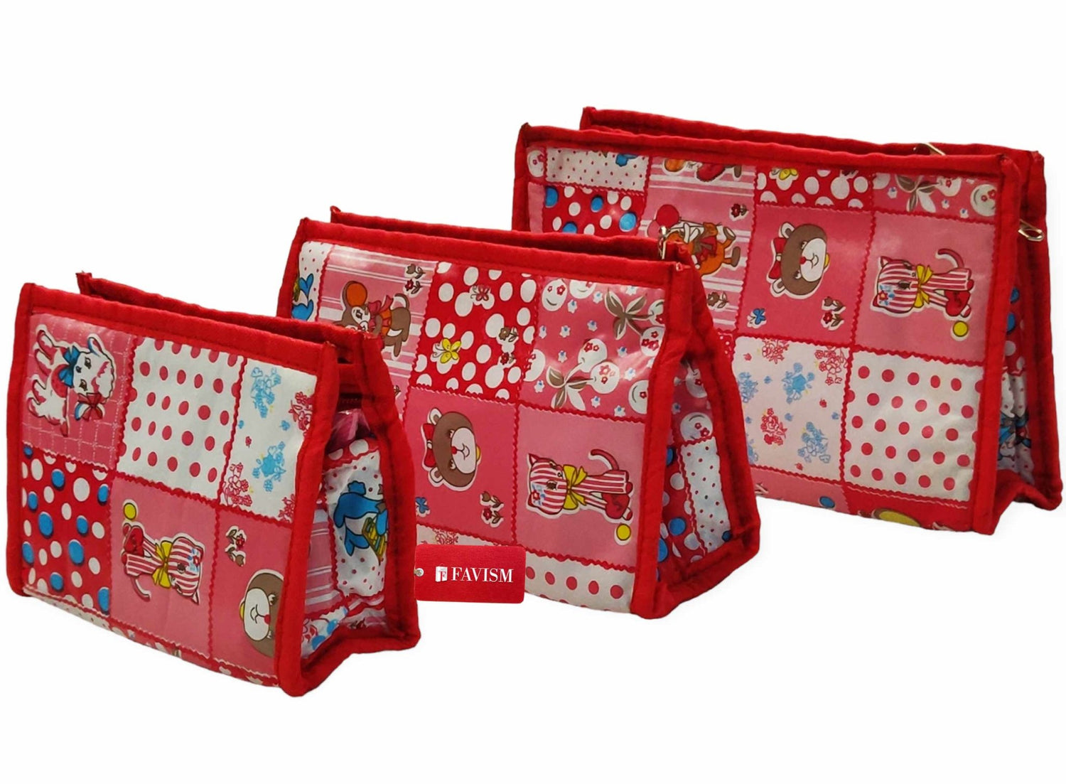 Premium multipurpose makeup pouch, saving kits, travel storage kits - FAVISM