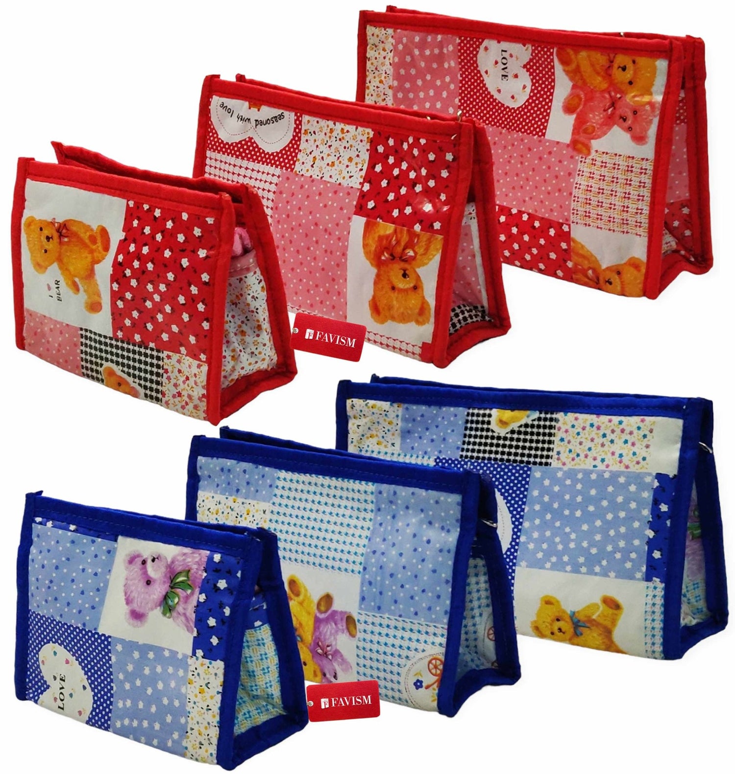 Premium multipurpose makeup pouch, saving kits, travel storage kits - FAVISM
