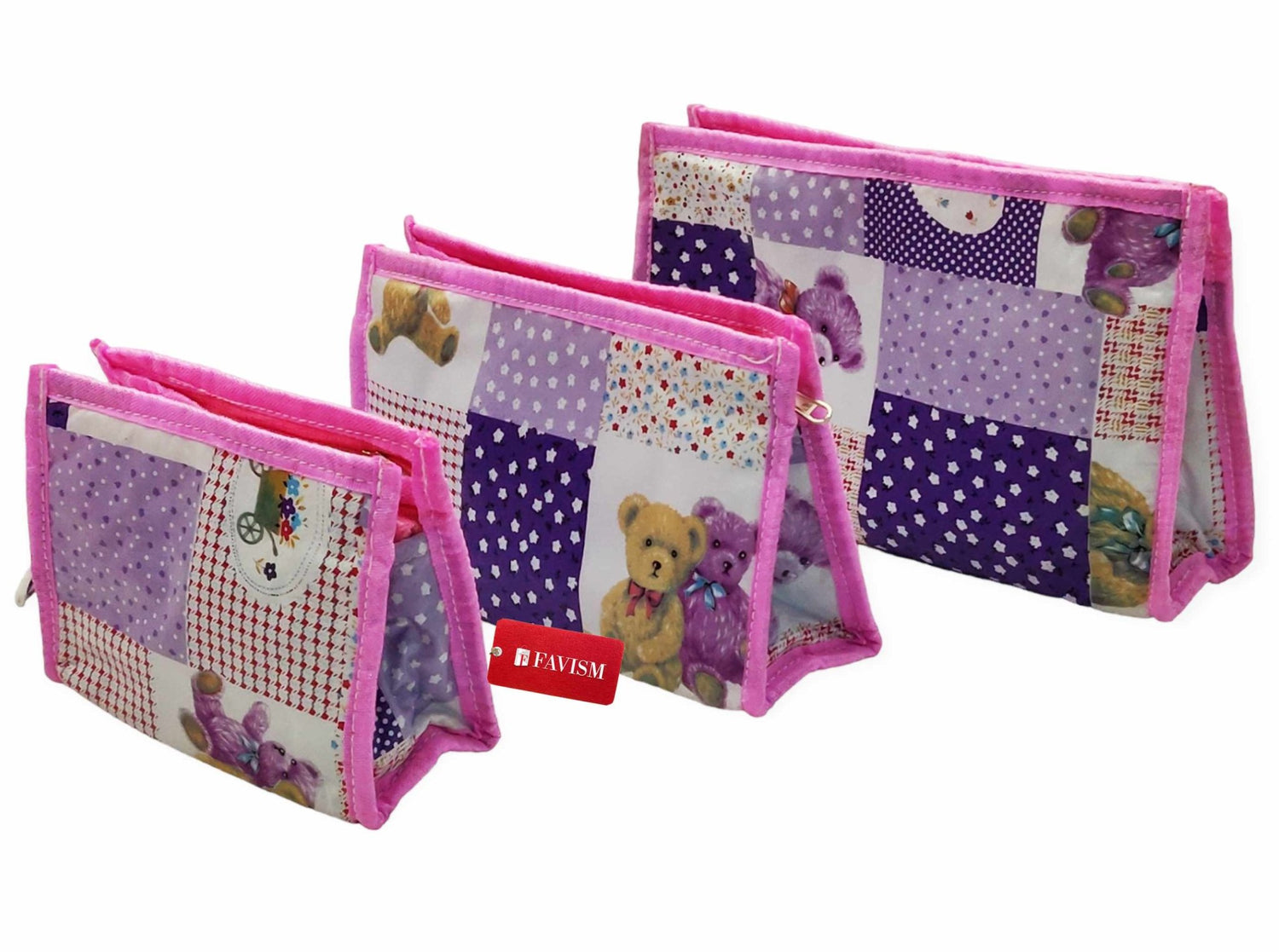 Premium multipurpose makeup pouch, saving kits, travel storage kits - FAVISM