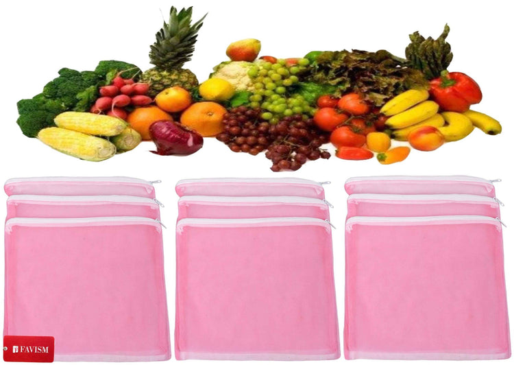 Reusable fruits bags | vegetables grocery bags pack of 9 pcs. - FAVISM