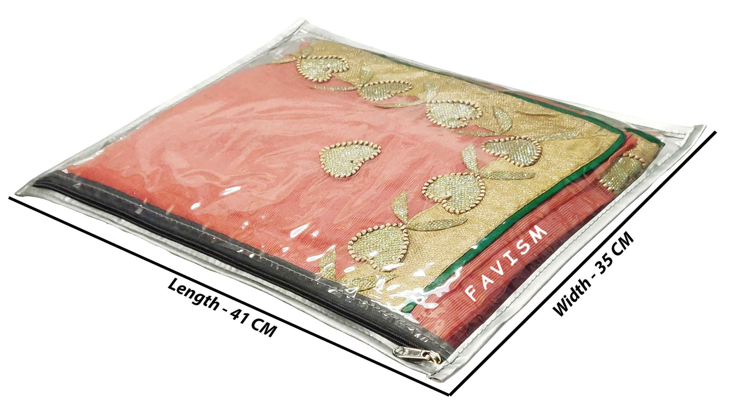 full transparent single saree bag