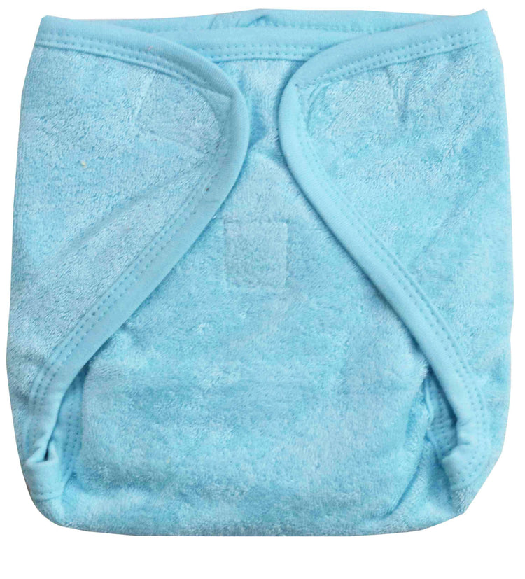 Newborn pure soft cotton reusable padded diapers or nappies