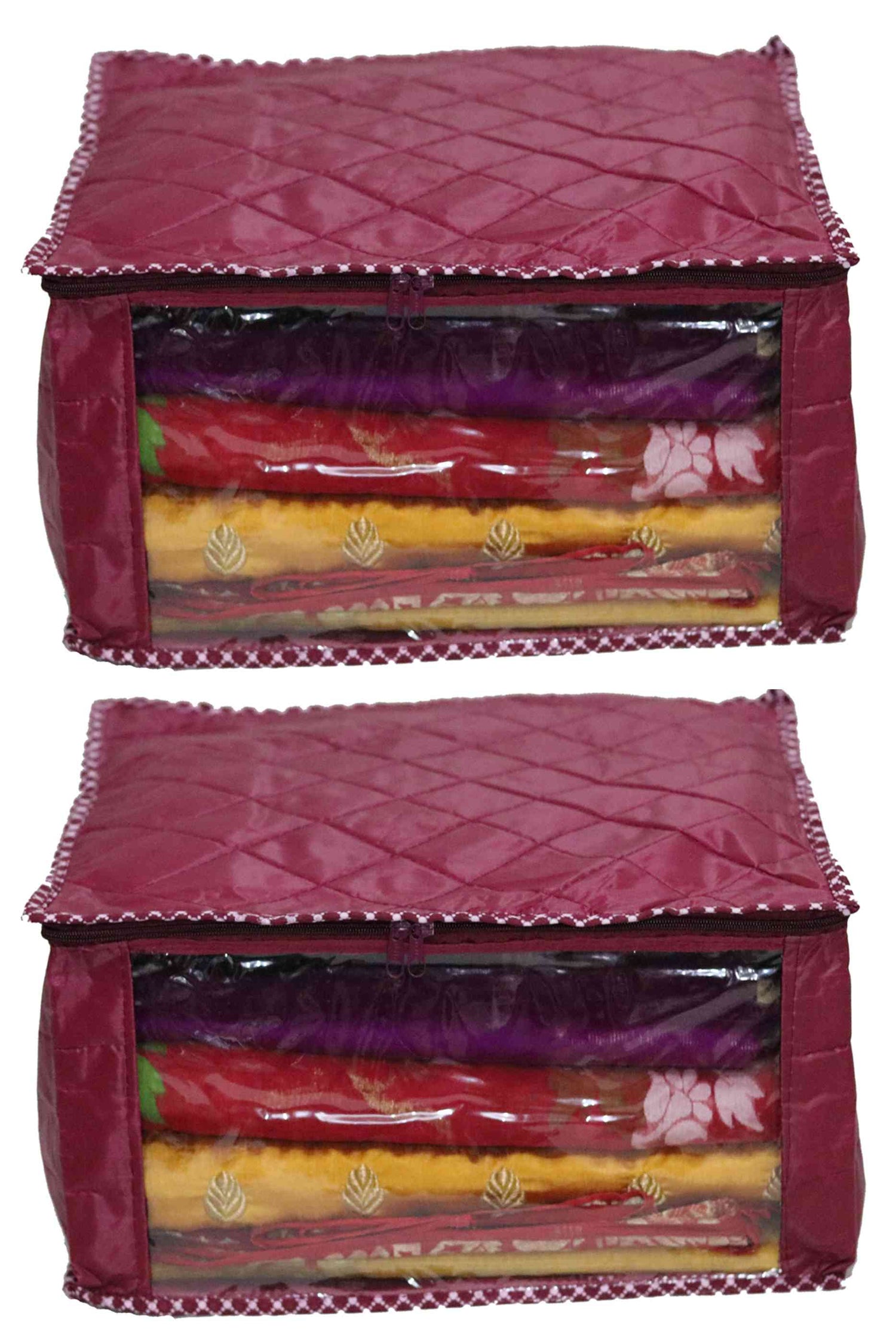 Parachute big saree cover | closet storage combo pack of 2 pcs. - FAVISM