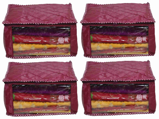 Parachute big saree cover | closet storage combo pack of 4 pcs. - FAVISM