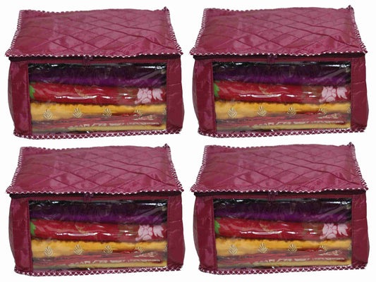 Parachute big saree cover | closet storage combo pack of 4 pcs. - FAVISM