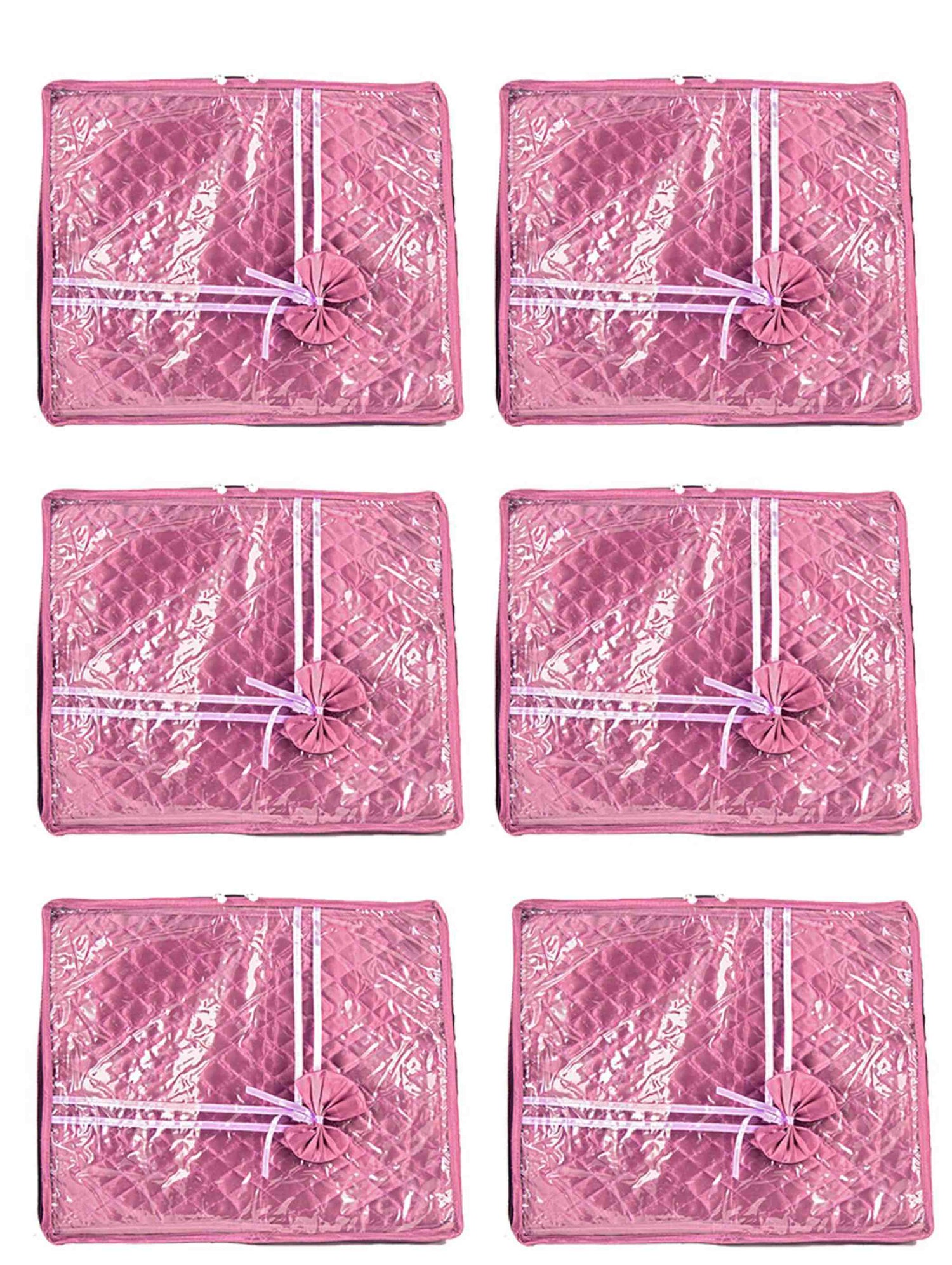 2" small saree cover | wardrobe organizer combo pack of 6 pcs. - FAVISM