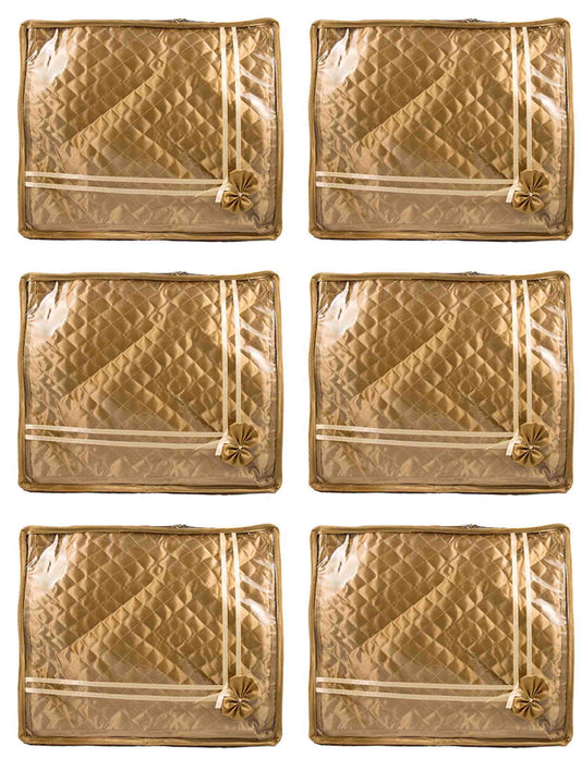 2" small saree cover | wardrobe organizer combo pack of 6 pcs. - FAVISM
