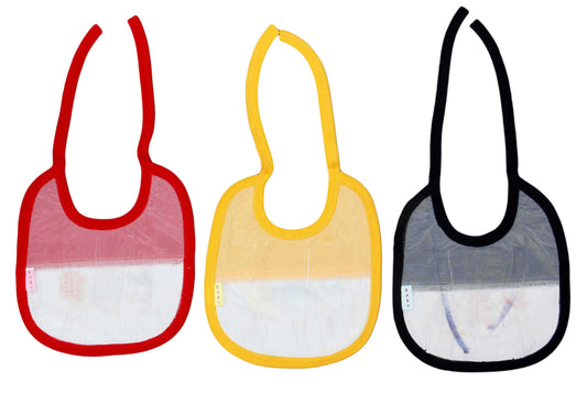 Newborn pure soft cotton bibs for 0-36 month babies pack of 6 pcs.