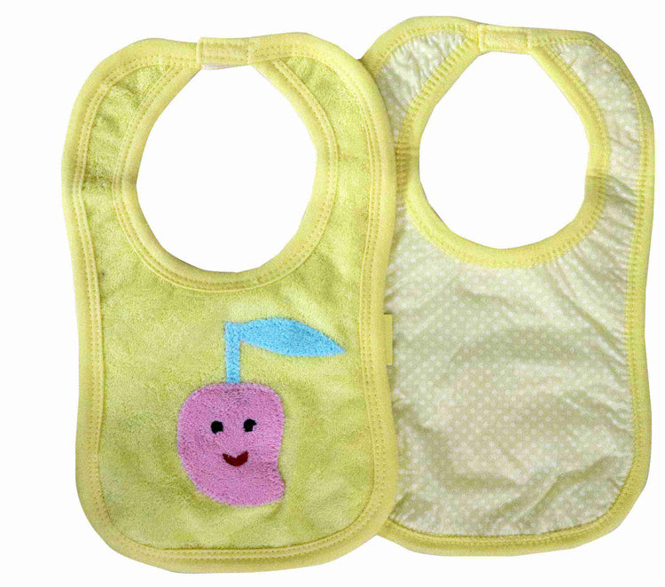 Newborn pure soft cotton bibs for 0-36 month babies pack of 3 pcs. - FAVISM