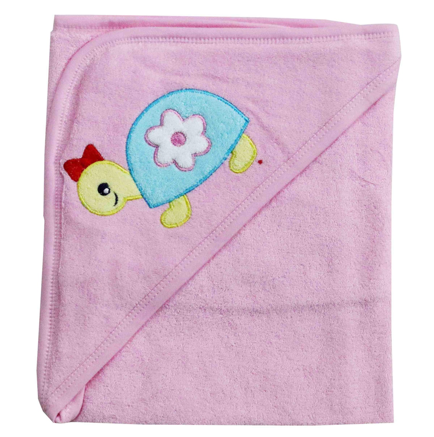 Newborn pure soft cotton bath towel with hood pack of 3 pcs ( 0-36 months ) - FAVISM