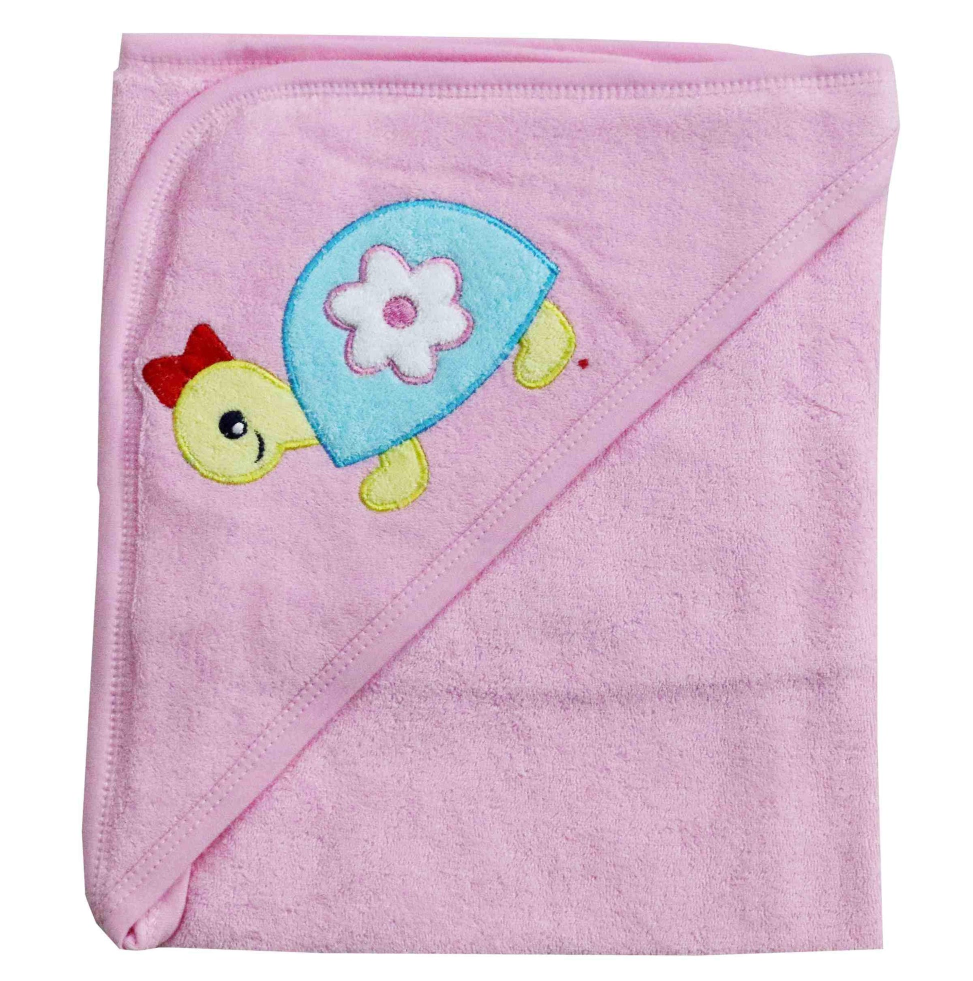 Newborn pure soft cotton bath towel with hood pack of 2 pcs ( 0-36 months ) - FAVISM