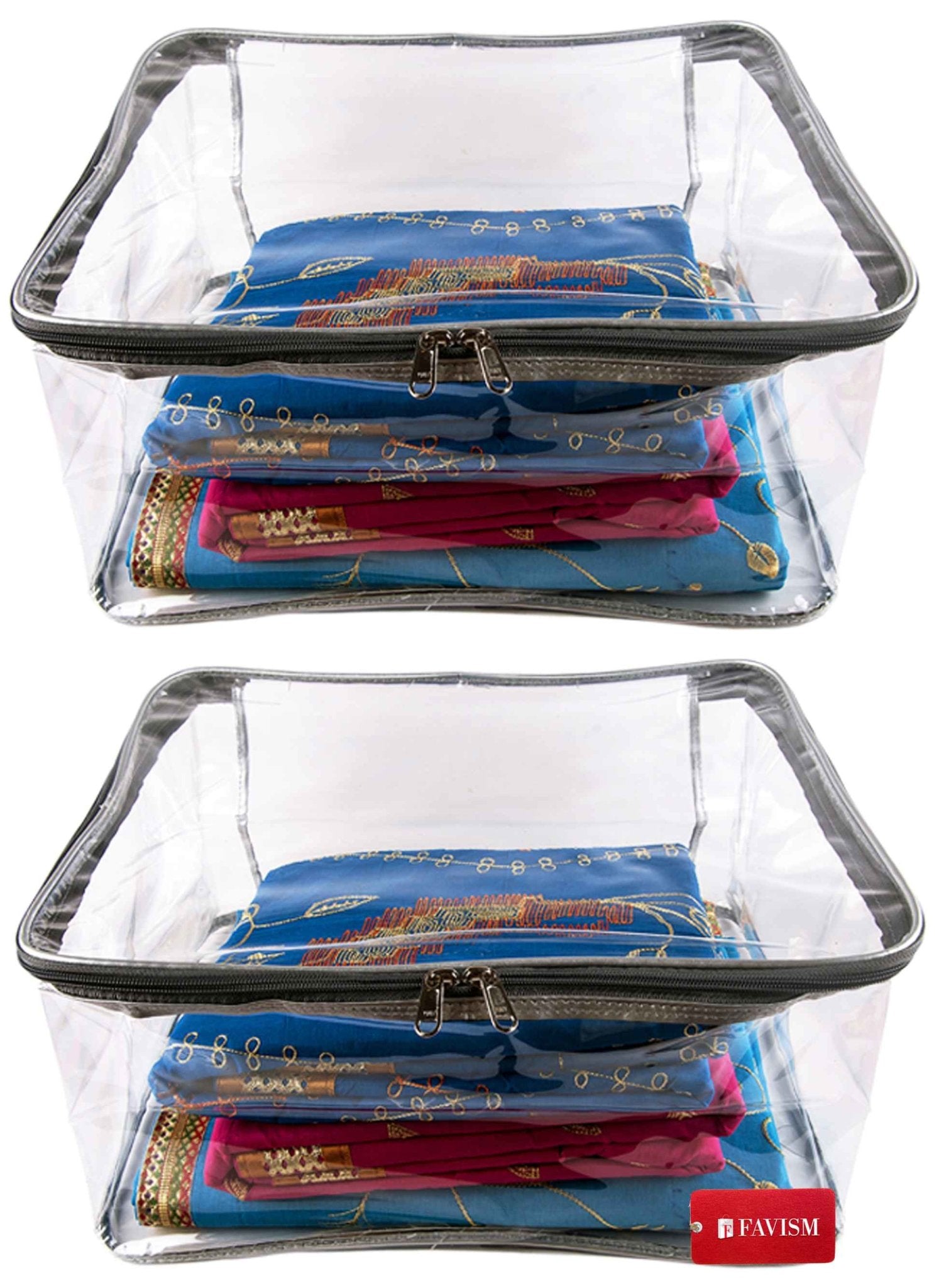 KUBER INDUSTRIES Saree Cover Rexine Matty Check Transparent Window Saree  cover|Large|Pack of 2|Gray Price in India - Buy KUBER INDUSTRIES Saree Cover  Rexine Matty Check Transparent Window Saree cover|Large|Pack of 2|Gray  online at ...