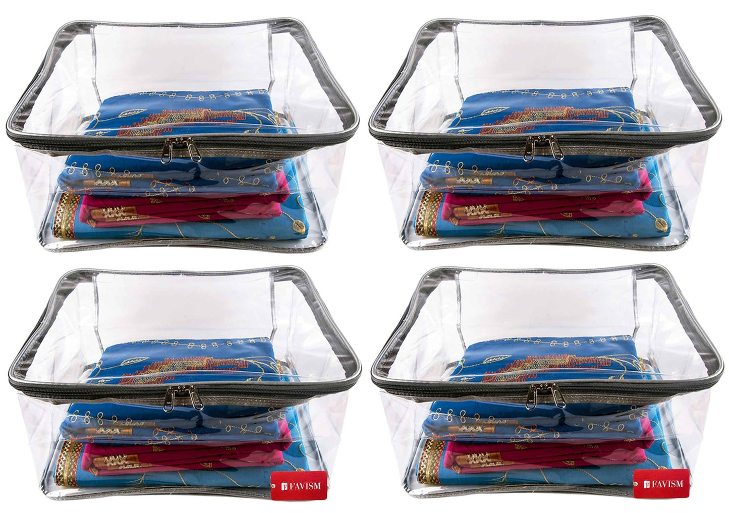full transparent big saree bag