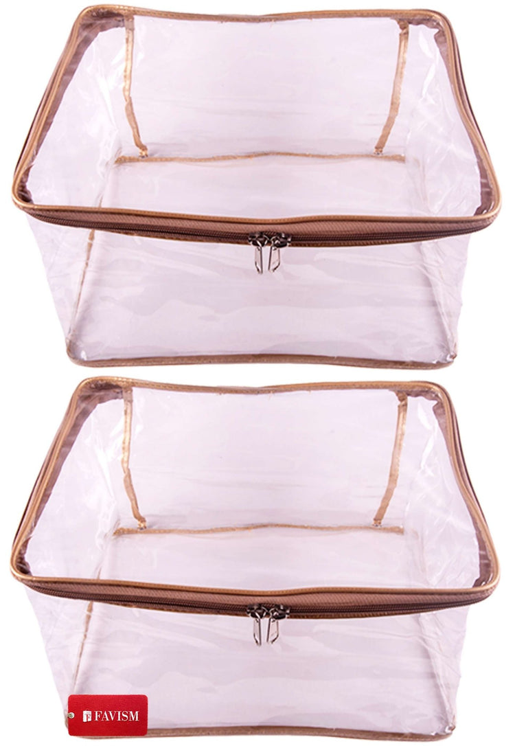 Full transparent blouse cover | peticoat cover | closet storage pack of 2 pcs. - FAVISM