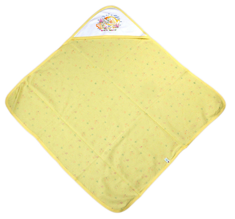 Newborn pure soft cotton bath towel with hood pack of 2 pcs ( 0-36 months ) - FAVISM
