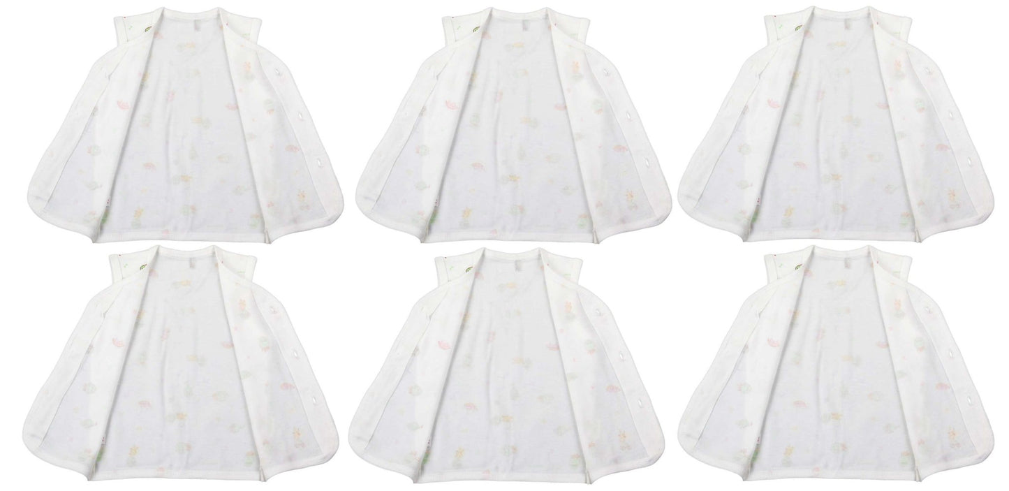 Newborn soft cotton t-shirt for baby boy & baby girl pack of 6 pcs. - FAVISM