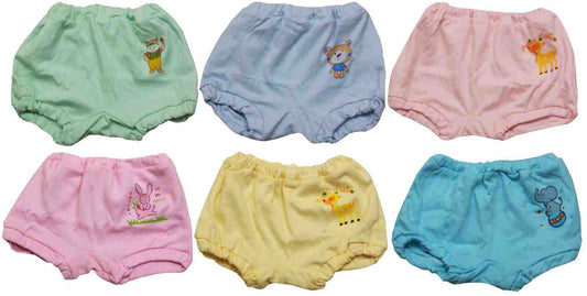 Newborn baby boys & baby girls pure soft cotton panties pack of 6 pcs. - FAVISM