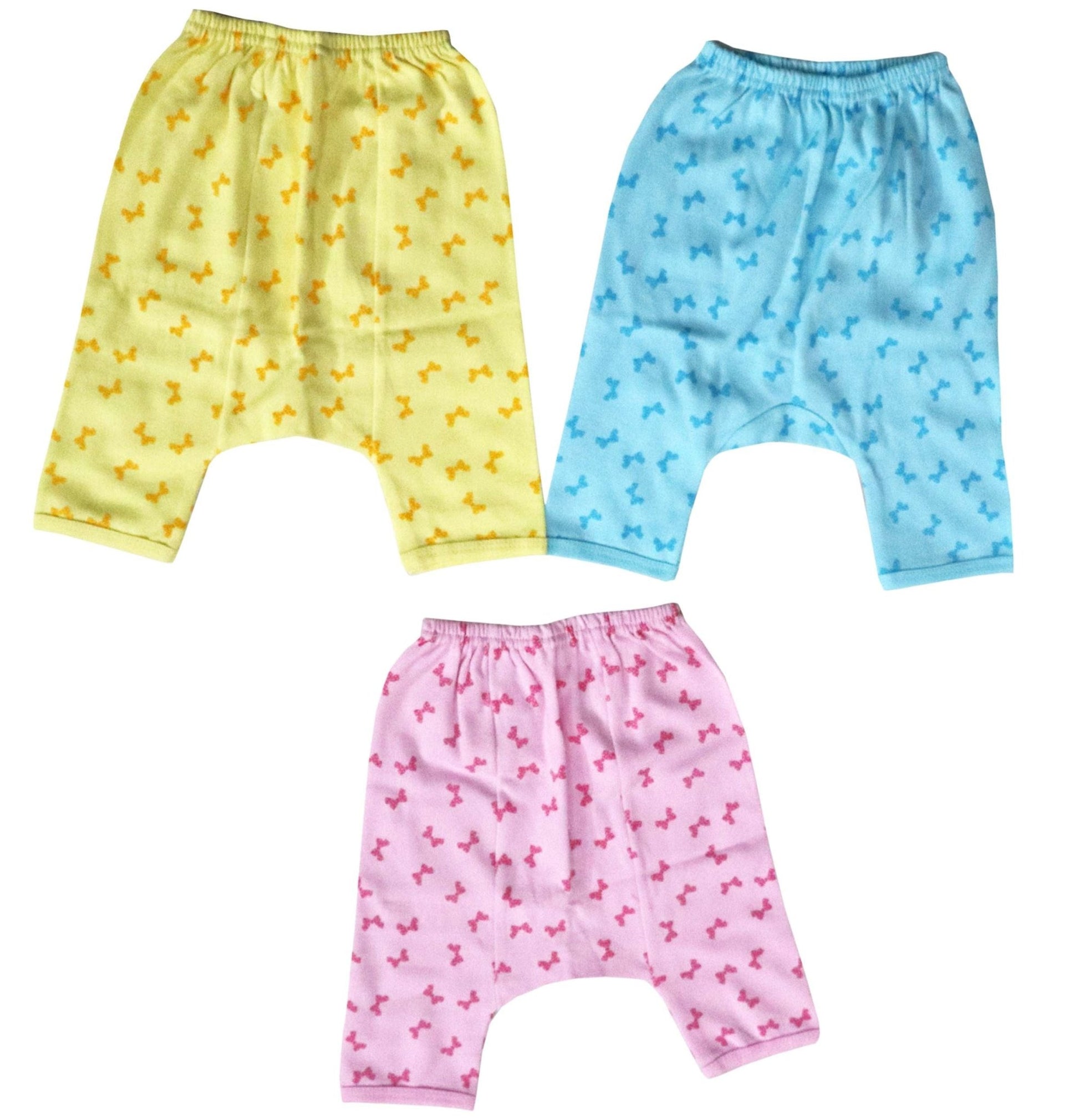Newborn pure soft cotton pajamas | diaper pants pack of 3 pcs. ( 0-3 months ) - FAVISM